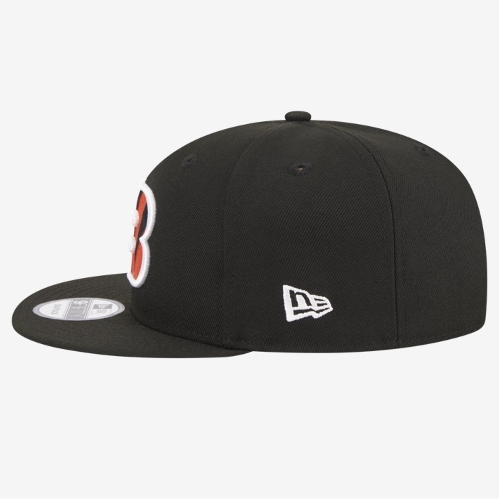 NWT New Era Cincinnati Bengals NFL Adjustable Black Cap Baseball Hat 9Twenty - Picture 4 of 12